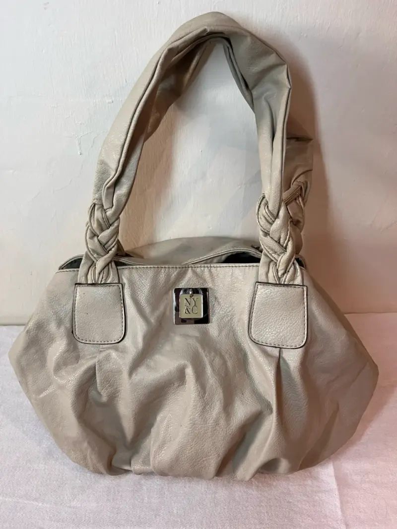 Bolso de hombro beige NY&C - 3