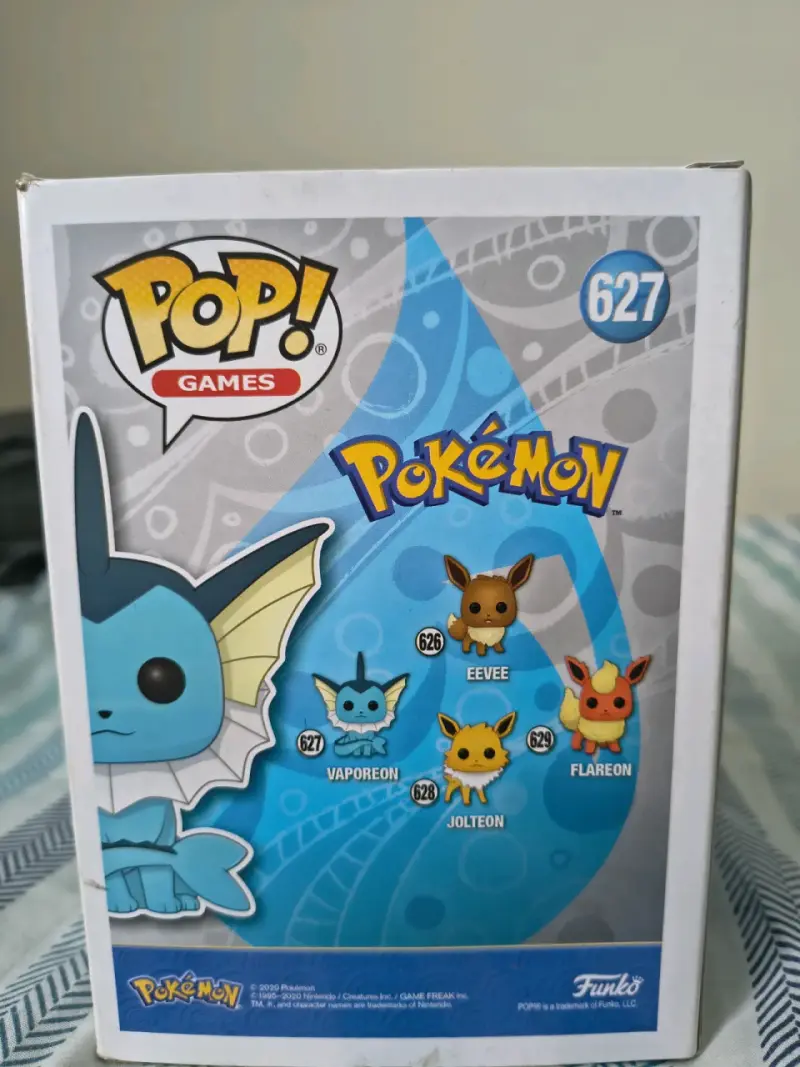 Figura Funko Pop Vaporeon Pokémon 627 - 2