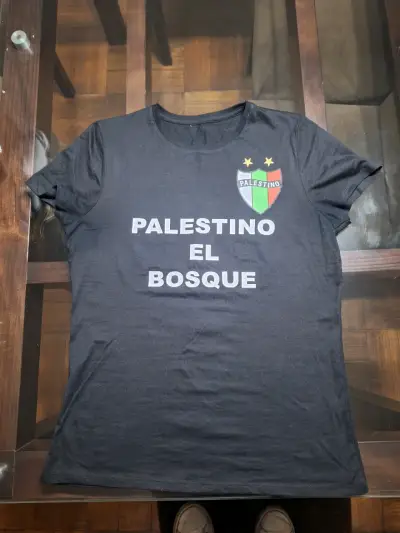 Polera negra Palestino El Bosque - miniatura 1