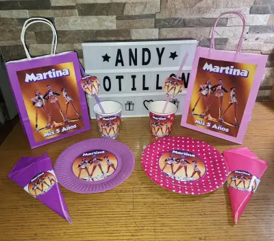Set de Fiesta Infantil Personalizado con Temática Musical - miniatura 1