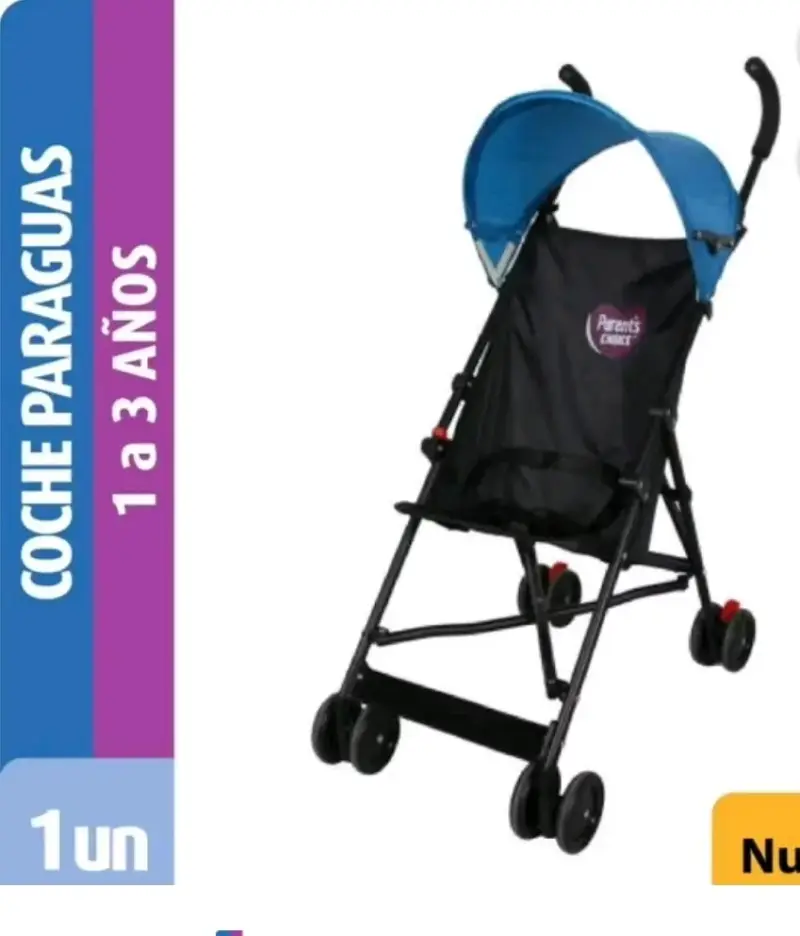 Coche Paragüitas Azul Parent's Choice - 5