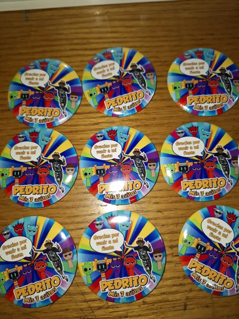 Chapas personalizadas para eventos y fiestas - 1