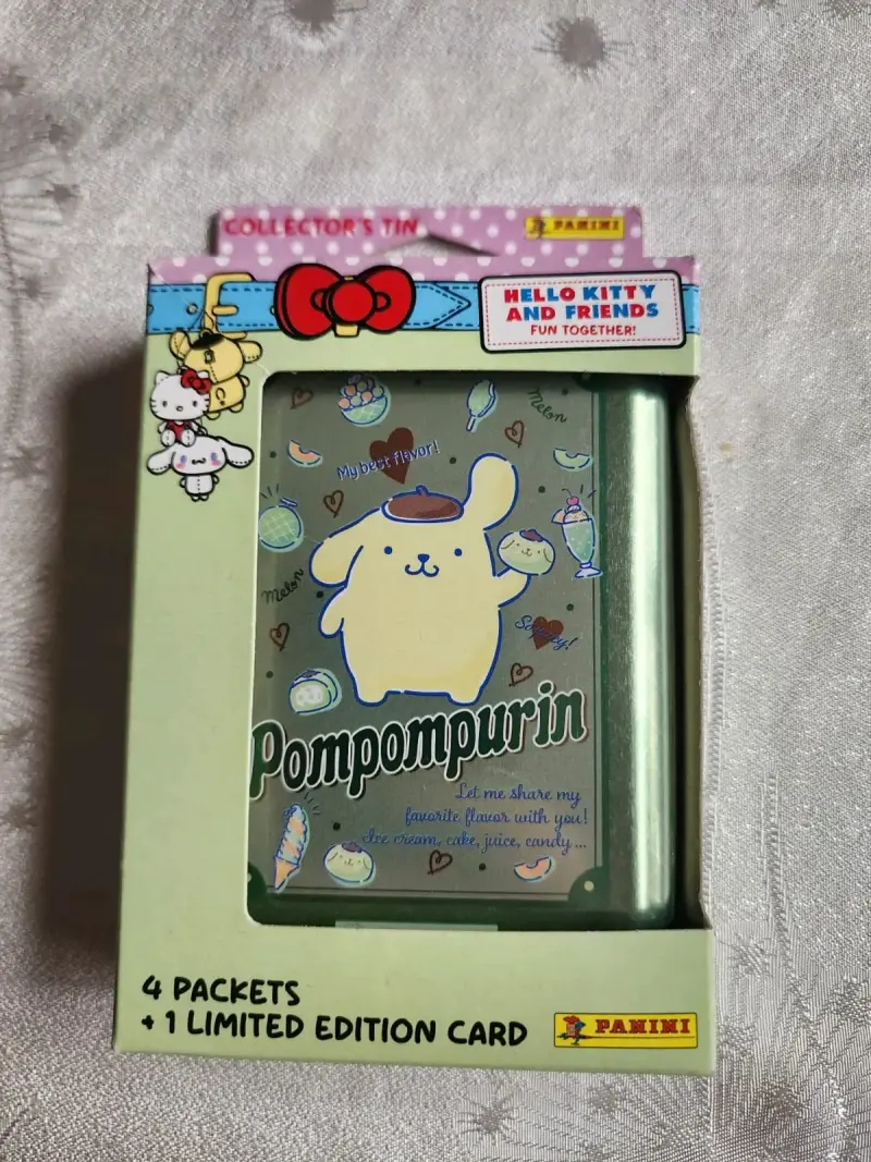 Lata Coleccionable Pompompurin con Tarjeta Edición Limitada - 1