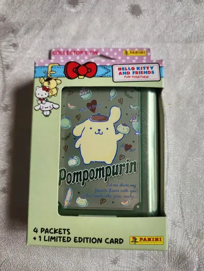 Lata Coleccionable Pompompurin con Tarjeta Edición Limitada - miniatura 1