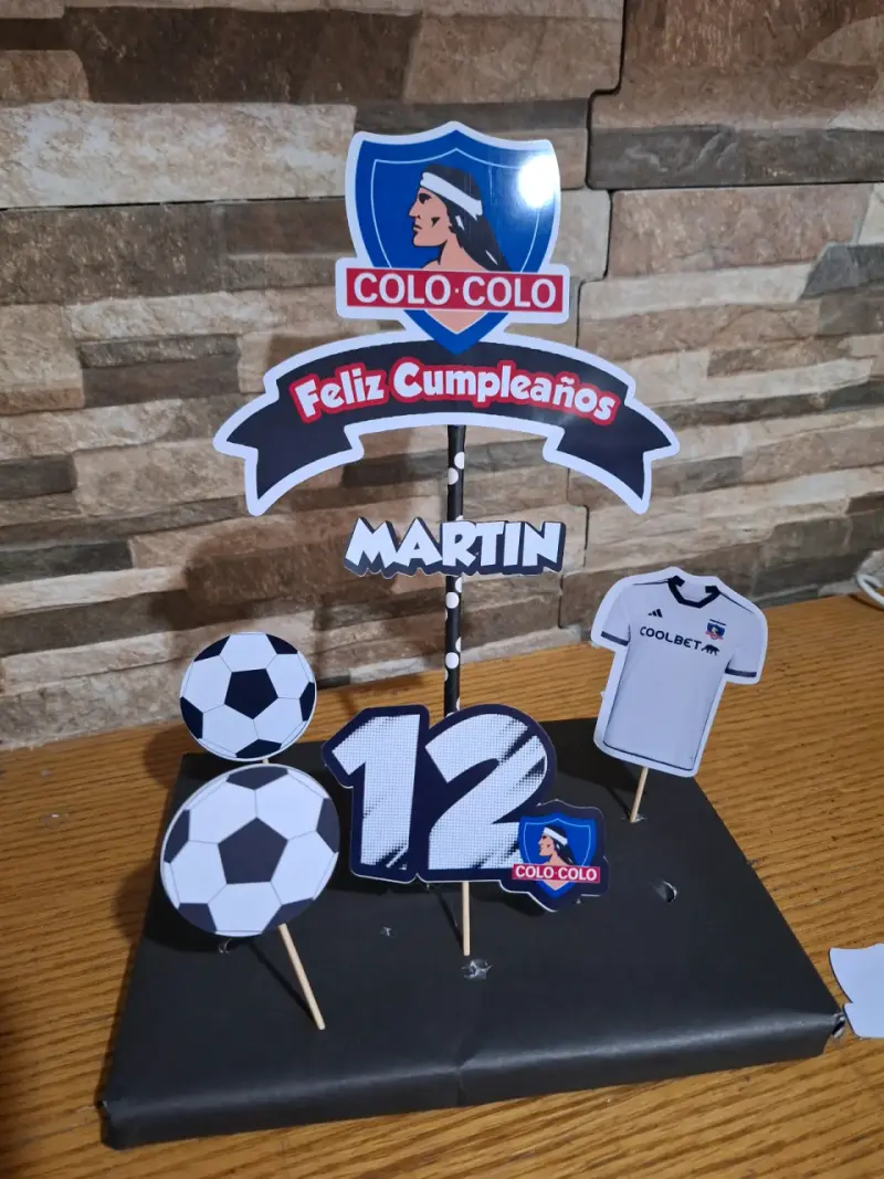 Topper torta temática personalizada - 3