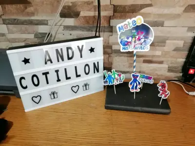 Topper torta temática personalizada - miniatura 5