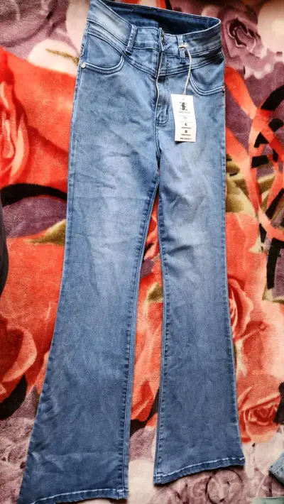 Jeans acampanados azul emporium T38 - miniatura 1