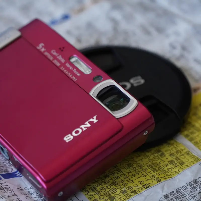 Cámara Cyber-Shot T200 Rosa - 1