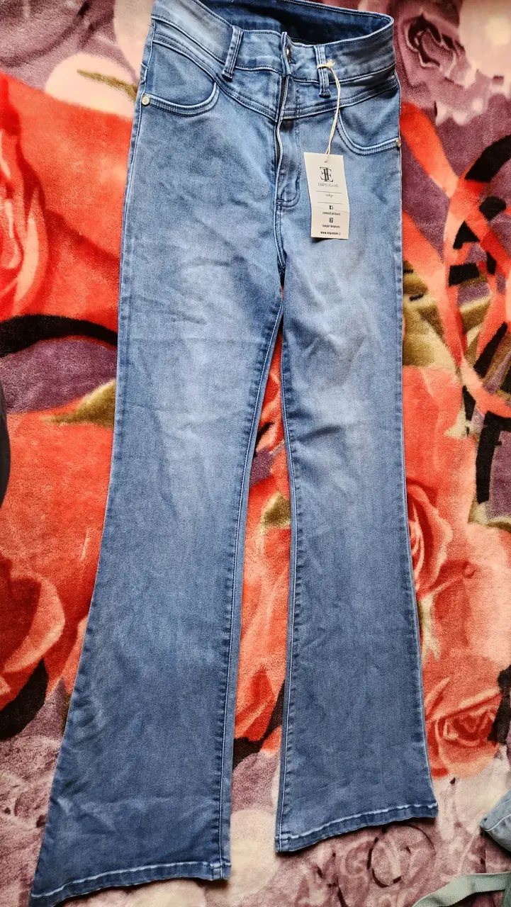 Jeans acampanados azul emporium T38 - 2