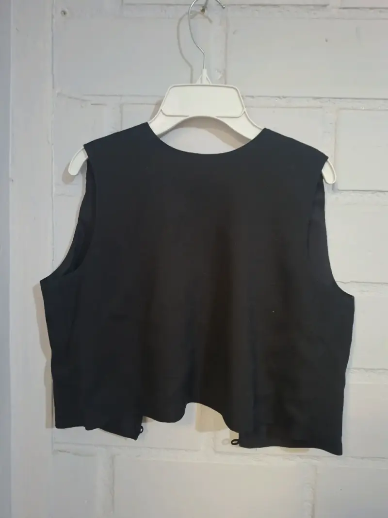 Chaleco Negro Sin Mangas Santmale Talla L - 1