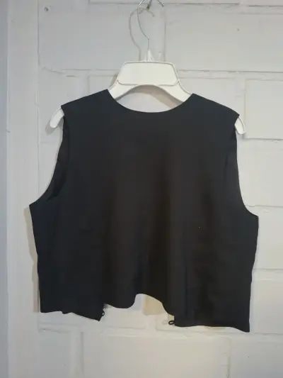 Chaleco Negro Sin Mangas Santmale Talla L - miniatura 1