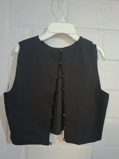 Chaleco Negro Sin Mangas Santmale Talla L - miniatura 2