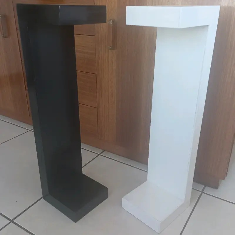 Juego de muebles de almacenamiento blanco y negro - 4