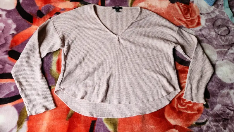 Suéter de punto rosa Forever 21 para mujer - 1