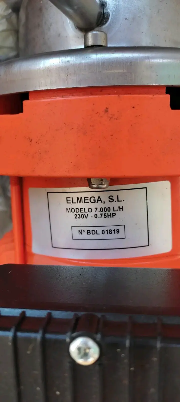 Bomba de agua Elmega 7000 L/H 230V - 2