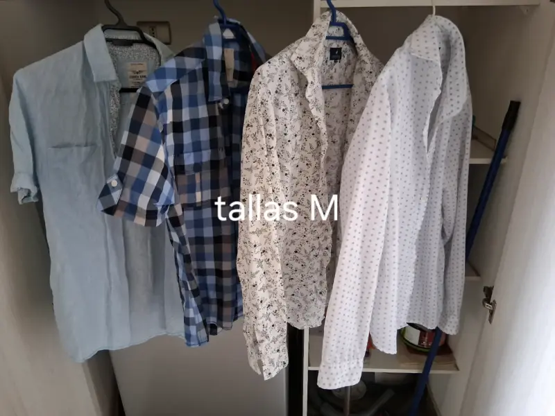 Lote de camisas para hombre tallas M y L - 2