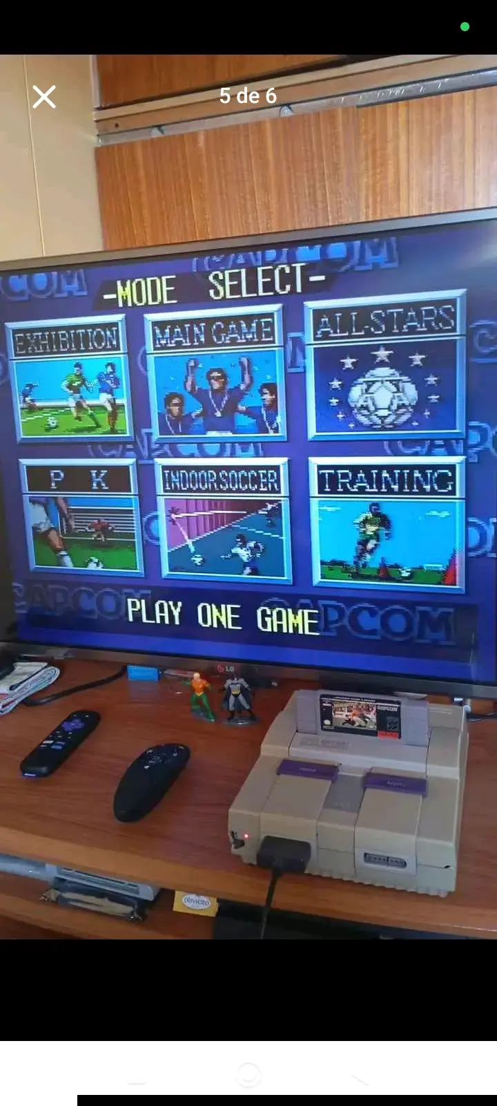 juego Soccer ShootoutSuper Nintendo - 5
