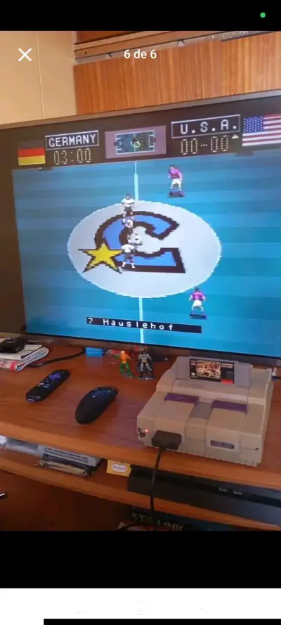juego Soccer ShootoutSuper Nintendo - miniatura 6