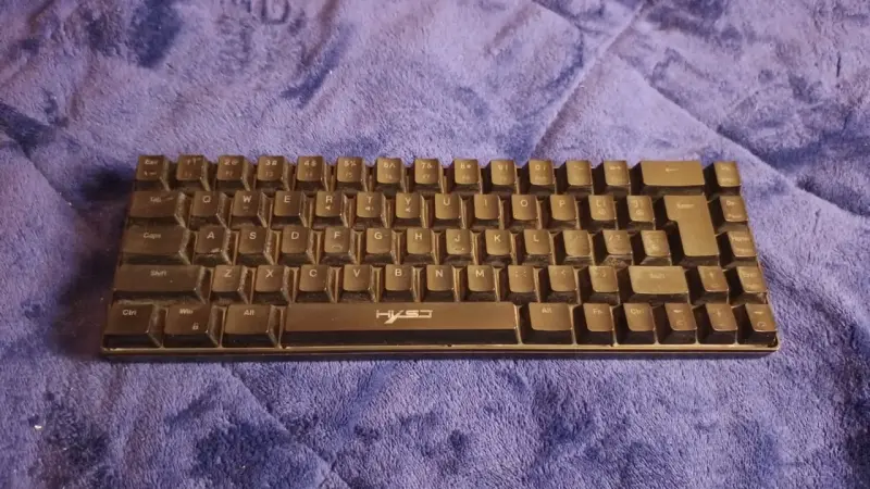 Teclado 60% Hyso sin cable USB C