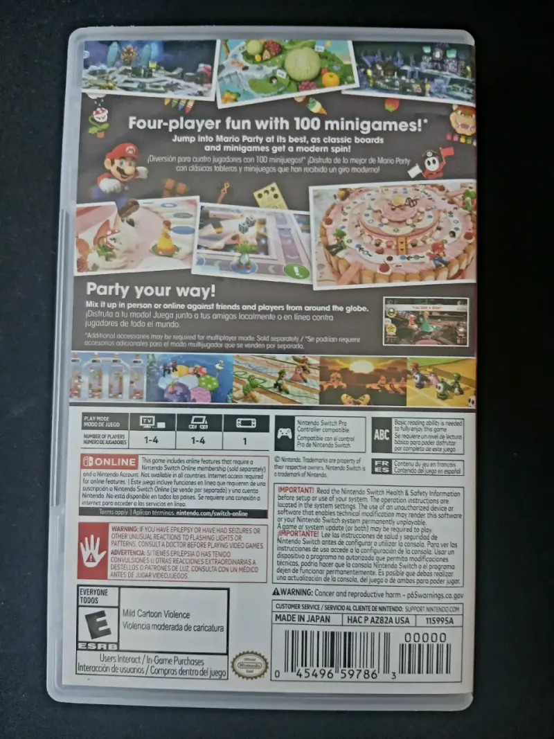 Juego Nintendo Switch Mario Party Superstars - 3