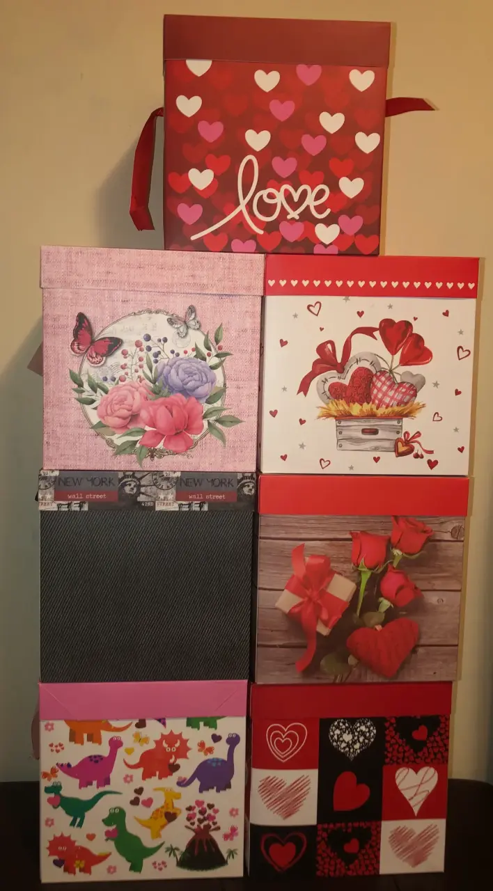 Set de cajas decorativas temáticas variadas