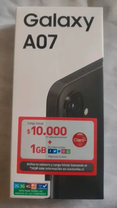 Samsung Galaxy A07 128GB Negro Nuevo - miniatura 1
