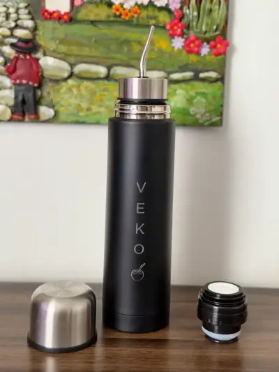 Termo de acero inoxidable Veko para mate o café - miniatura 1