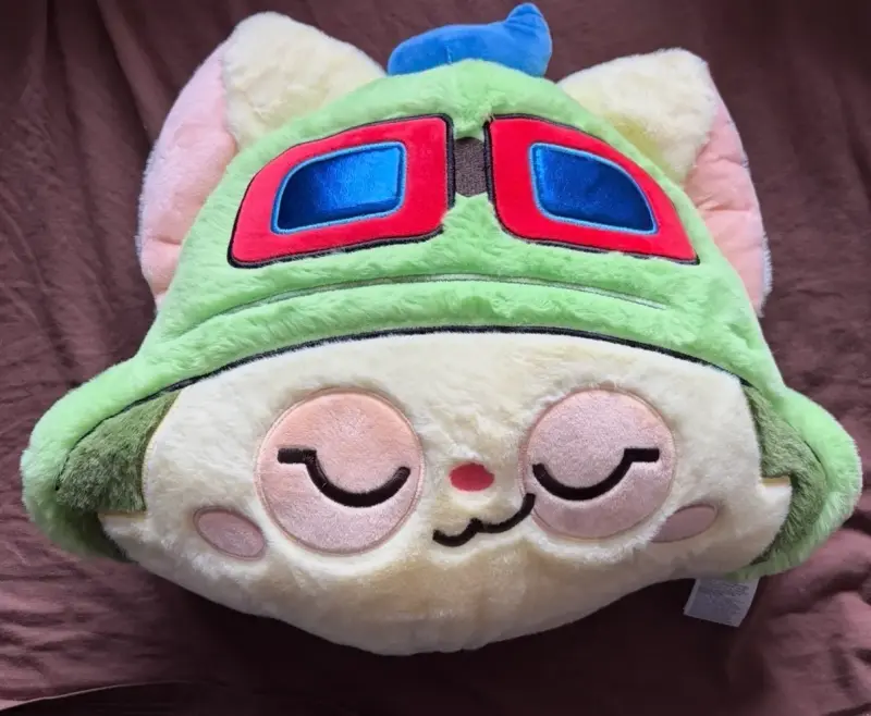 Cojín de Peluche Teemo Verde Lol