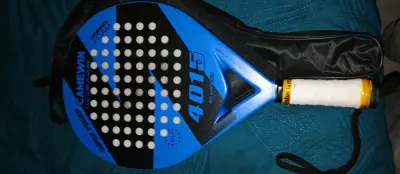 Pala de pádel Camewin 4015 azul con funda - miniatura 1