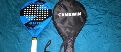 Pala de pádel Camewin 4015 azul con funda - miniatura 2