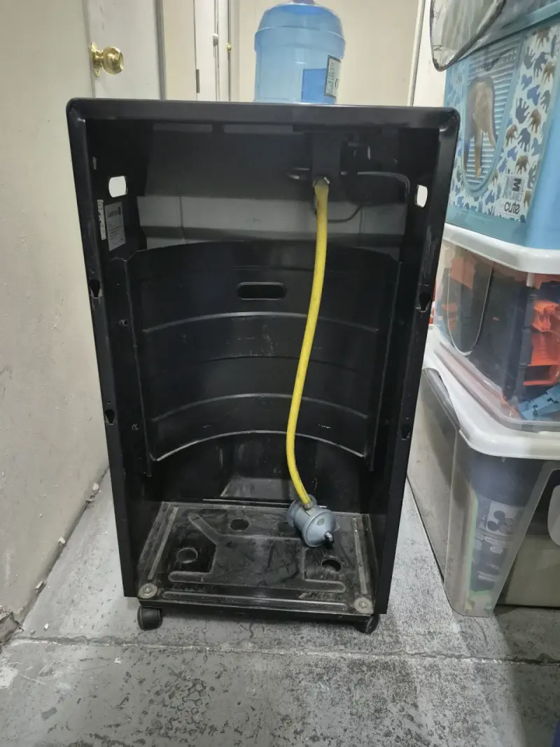 Estufa a gas infrarroja Sindelen negra