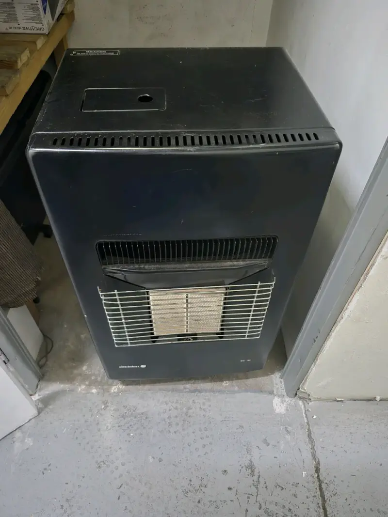 Estufa a gas infrarroja Sindelen negra - 3