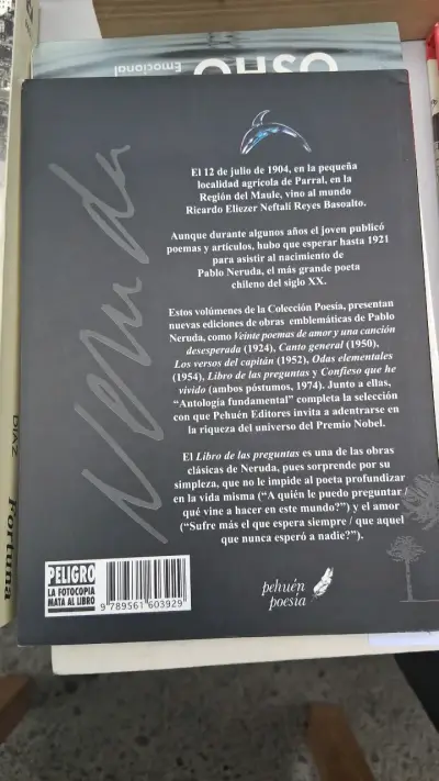 Libro 'Libro de las preguntas' de Neruda - miniatura 2