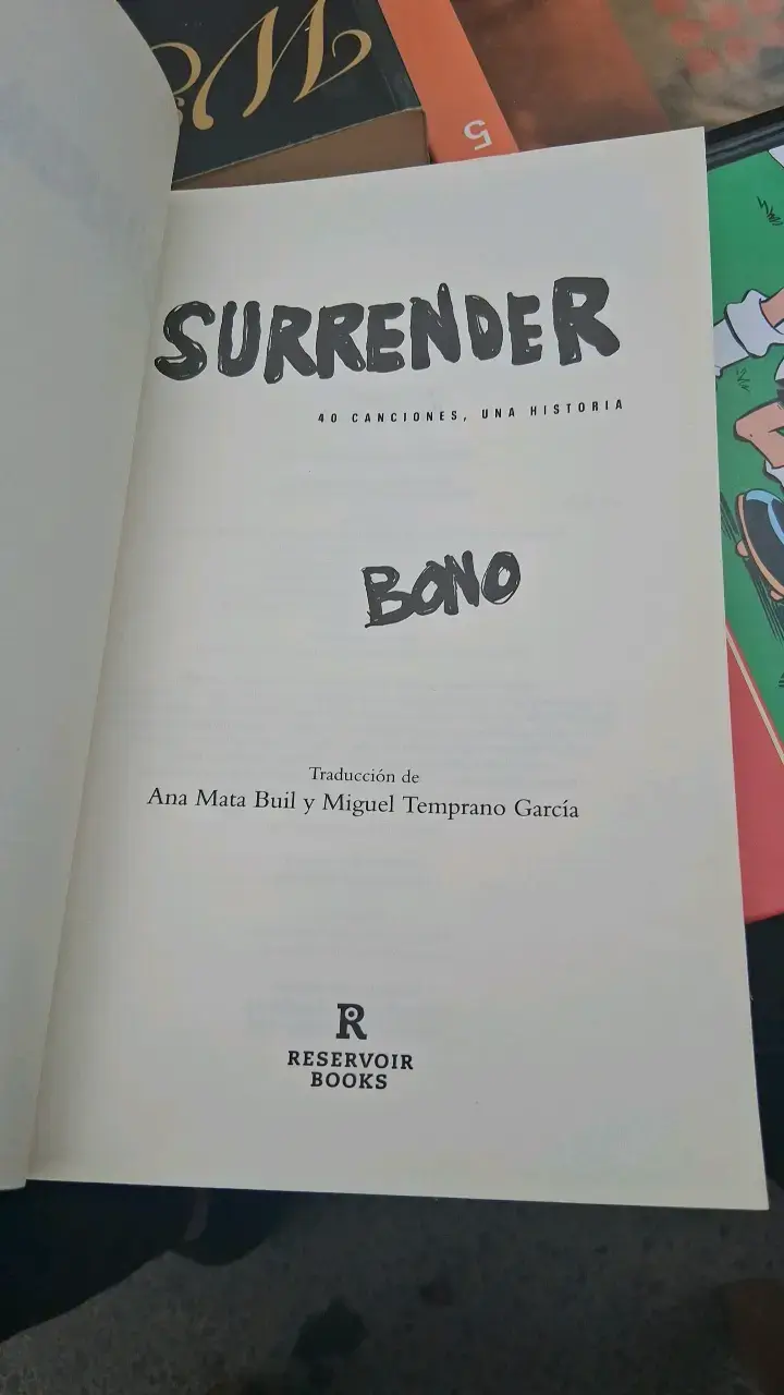 Libro 'Surrender' de Bono en buen estado - 3