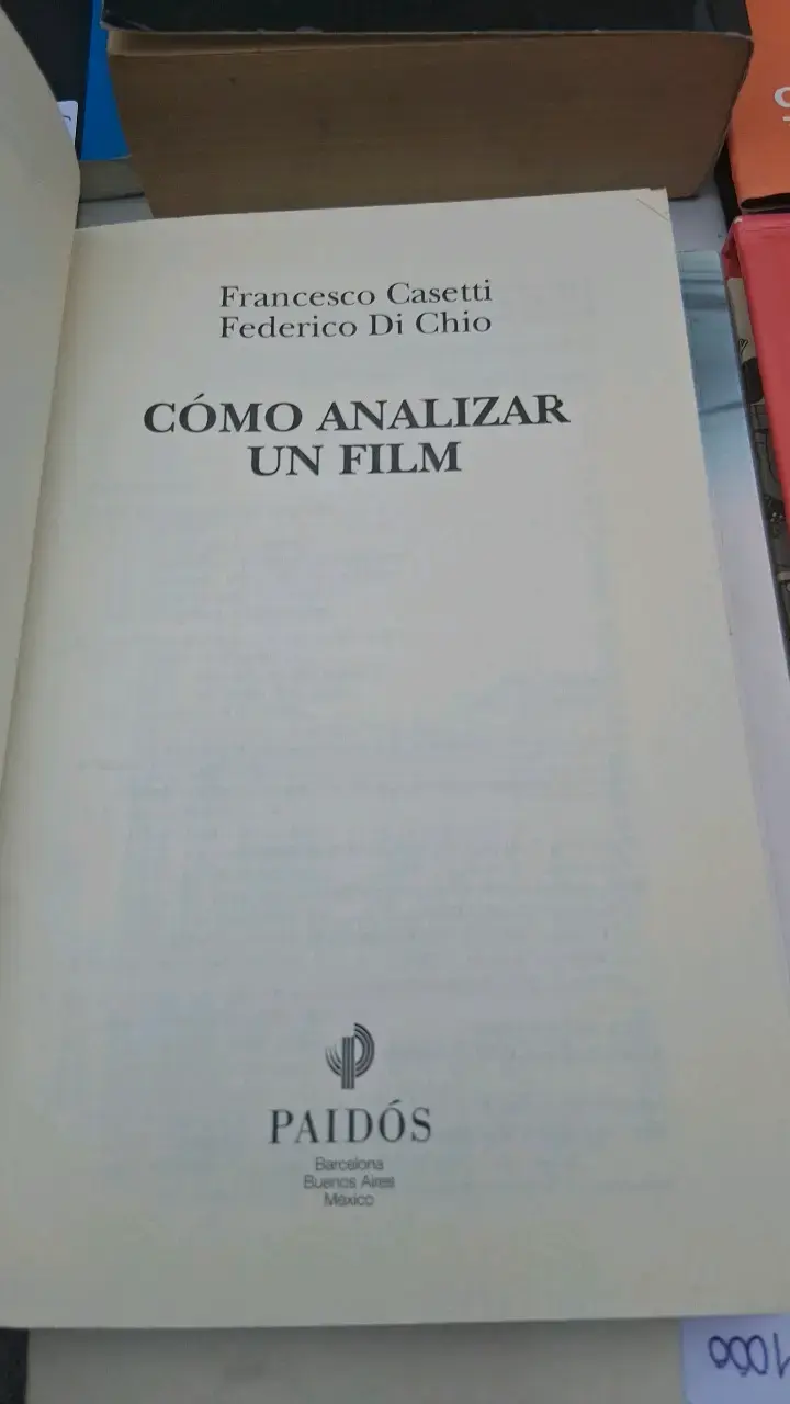 Libro Cómo Analizar Un Film de Francesco Casetti - 3