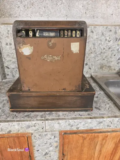 Caja Registradora Antiguo National - miniatura 3