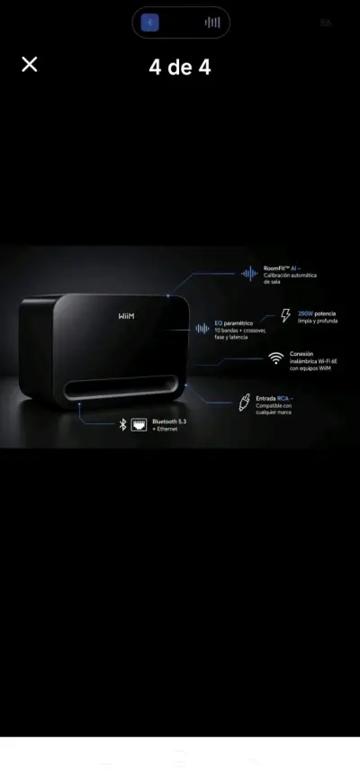 Subwoofer Wiim Sub Pro 250W Negro - miniatura 2