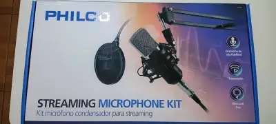 Kit de Micrófono Condensador para Streaming Philco - miniatura 1