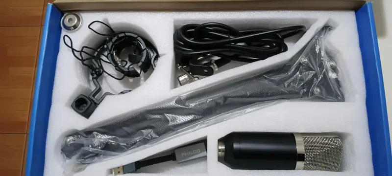 Kit de Micrófono Condensador para Streaming Philco - 4