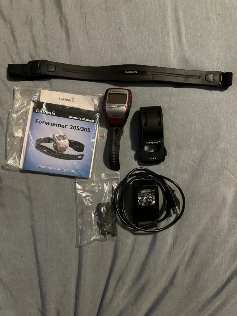 Reloj GPS Garmin Forerunner 305 full setaccesorios - 1