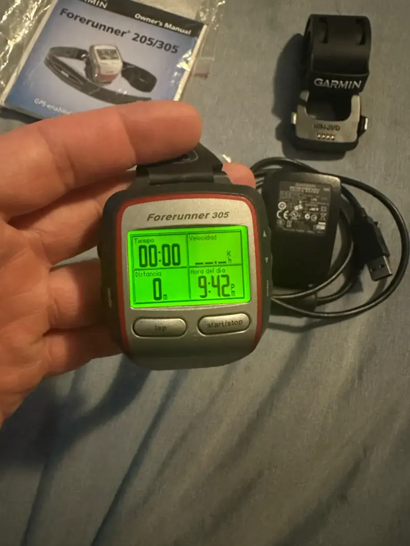 Reloj GPS Garmin Forerunner 305 full setaccesorios - 3