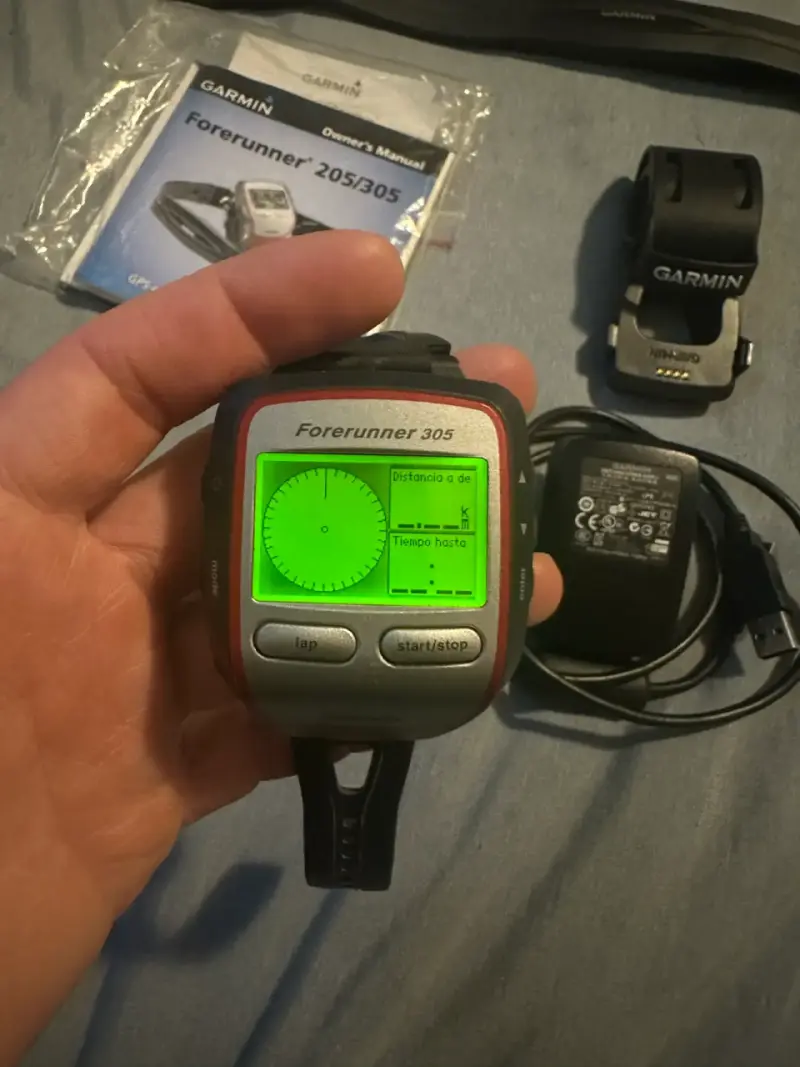 Reloj GPS Garmin Forerunner 305 full setaccesorios - 4