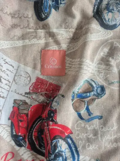 Mochila portabebé estampado de motos - miniatura 2