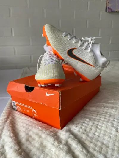 Botines de fútbol Nike Superfly 6 Academy blancos - miniatura 1