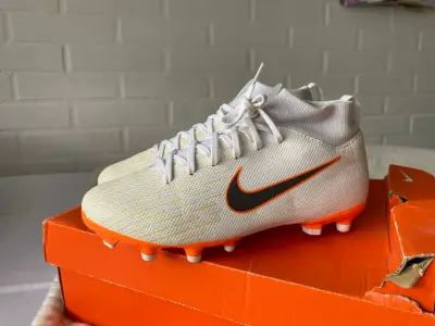 Botines de fútbol Nike Superfly 6 Academy blancos - miniatura 2