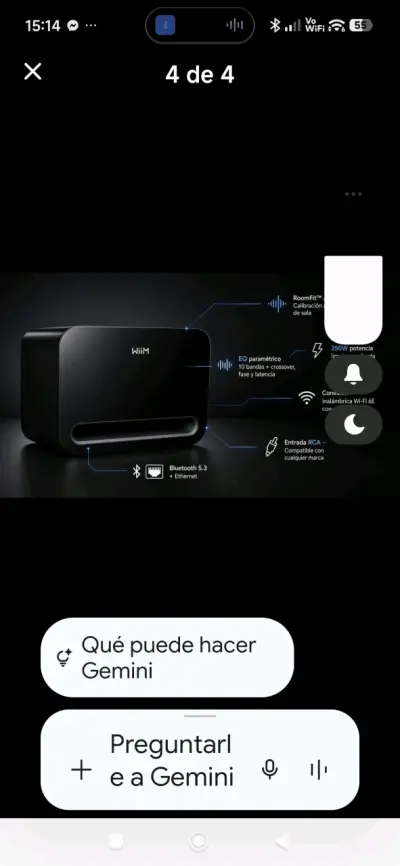 Subwoofer Wiim Sub Pro 250W con Bluetooth - miniatura 1