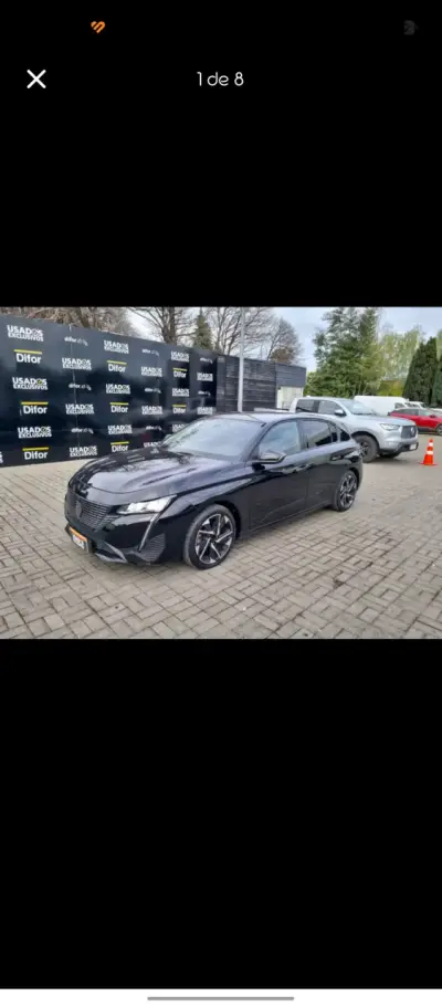 Auto Peugeot 308 negro en buen estado - miniatura 3