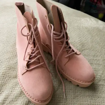 Botines Rosa Moleca talla 37 - miniatura 1