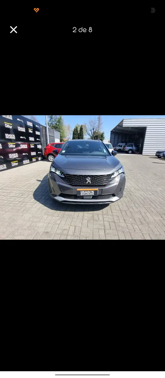 SUV Peugeot 3008 gris 2023 - 1