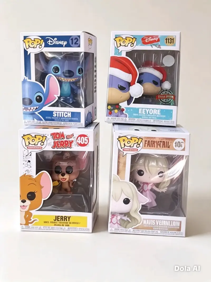 Set de Figuras Funko Pop Disney y Tom y Jerry - 3